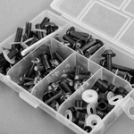 158PCS Motorcycle Sportbike Windscreen Fairing Bolt Kit Fastener Clip Screw Bk. Fixed Price $19.60.