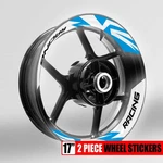 S09W Aqua 2-PIECE Wheel Stickers For ZX6R Ninja 636 600 15 16 17 18 19 20 21 22. Fixed Price $32.46.