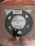 Vortex F5 Aluminum Rear Sprocket 42T 520 Black #435K-42. Fixed Price $70.00.