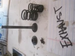 80-83 Yamaha XJ750 Exhaust Valve With Springs And Retainers. Fixed Price $20.00.
