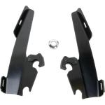 Memphis Shades MEB1899 Plate-only Kit For Batwing Fairing, Black. Fixed Price $54.99.