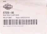 Qty 4 86-99 Harley-davidson Genuine Rear Triple Clamp Cover Chrome 67820-86. Fixed Price $24.99.