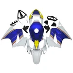 Abs Fairing Kit For Honda 2002 - 2013 VFR800 04 06 White Blue Yellow Body. Fixed Price $518.95.