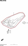 New Oem Suzuki Rear Fender Fairing Black. Fixed Price $89.95.