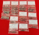 Kawasaki 1987 & Up KLR650 KL650 Polished Stainless Engine Bolt Screw Kit Set. Fixed Price $44.95.