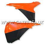 Ktm 250SXF Sx-f 2013-2014 Orange/black Air Filter Box Covers Motocross Mx. Fixed Price $49.55.