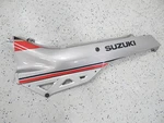 Suzuki Motorcycle 1989-1996 GSX750F Katana Silver Left Frame Cover 47211-20C01. Fixed Price $64.99.