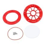 7.3" Red Clutch Derby Cover For Harley 99-15 Touring Road Street Glide Flhr Flht. Fixed Price $79.95.