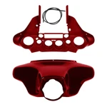 Inner Outer Batwing Fairings Fit For Harley Street Glide 96-13 Ember Red Sunglow. Fixed Price $259.80.