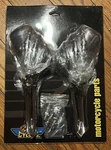 Twin Chrome Hand Bone Motorcycle Mirror Set Milwaukee J&p Cycles. Fixed Price $79.99.