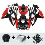 Kit Bodywork For Suzuki GSXR600 GSXR750 K8 2008-2010 Fairings Red Black. Fixed Price $355.95.