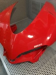 Used Genuine Oem Ducati Panigale Front Red Nose Fairing Part# 48111181A. Fixed Price $300.00.