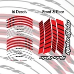 GP02 17 Inch Vinyl Decal Rim Wheel Sticker Red For Ninja ZX-10R 16 18 19 20. Fixed Price $38.37.