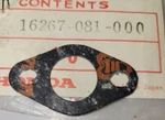 Nos Oem Honda Carburetor Intake Gasket QA50. Fixed Price $8.50.