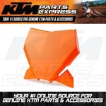 New Oem Ktm Orange Front Number Plate 125 250 300 350 450 Sxf Xcf Smr 2027. Fixed Price $34.99.