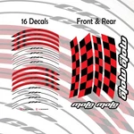 17 Inch GP01 Green Vinyl Wheel Rim Stickers For Ninja EX400 19 20 21 22 23. Fixed Price $29.40.