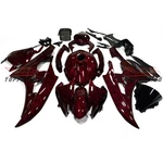 Red Black Forged Carbon Fiber Fairing Kit +tank Fit Yamaha Yzf R6 2006 2007 Body. Fixed Price $516.22.