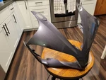 YZF-R1 2007-2008 Oem Gray Front Upper Nose Fairing Cowling 4C8-2835G-00-P4. Fixed Price $50.00.