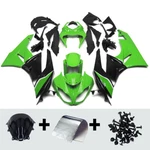 Green Black Bodywork For Kawasaki 2009 2010 2011 2012 ZX6R Ninja 636 Fairing Kit. Fixed Price $385.95.