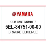 Yamaha Bracket, License 5EL-84751-00-00 Oem New. Fixed Price $22.37.