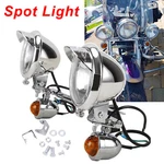 Motorcycle Driving Passing Spot Fog Light Bar Turn Signals Set For Harley Honda. Fixed Price $44.95.