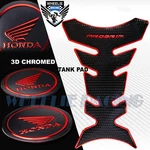 Black+chromed Red Pro Grip Fuel Tank PAD+2" 3D Honda Logo Fairing Emblem Sticker. Fixed Price $27.88.