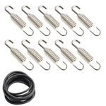 10X Exhaust Spring Set 57MM Turnable For Husqvarna / Gas 250-300CC Stroke. Fixed Price $19.60.