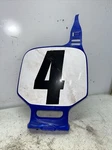 2004 Yamaha YZ85 Front Number Plate 4ES-23485-20-00. Fixed Price $25.00.