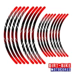 Red Line 02 Mx Wheel Rim Sticker Decals For Honda Xr 650L 1993-2009 08 07 06 05. Fixed Price $28.76.