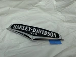 Oem Harley Davidson Left Side Fuel Tank Black/silver Emblem P/n 62097-98 New. Fixed Price $89.95.
