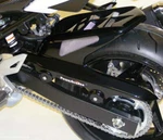 Suzuki GSR750 2011-2016 Matt Black & Silver Mesh Rear Hugger Powerbronze. Fixed Price $166.37.
