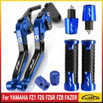 Us For Yamaha FZ1 FZ6R FZ8 Fazer Cnc Handlebar Grips Cap Brake Clutch Levers. Fixed Price $54.27.