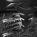 Perforated Black Pro Fuel Tank PAD+6" 3D Logo&letter+gsxr Fairing Emblem Sticker. Fixed Price $29.77.