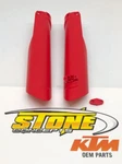 Oem Ktm Sxf Xcf Xcw 125 150 250 Red Front Fork Guards Left Right Side Set. Fixed Price $20.00.