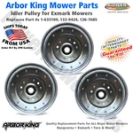 Idler Pulley (3 Pk) For Exmark, Husqvarna & Toro / 116-4667 1-633109 539102610. Fixed Price $43.63.