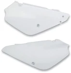 Ufo White Plastic Rear Side Panels For '00-23 Suzuki RM85 (SU03970#041). Fixed Price $48.68.