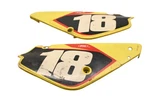 02 Suzuki RM85 Side Covers Number Plates Left & Right. Fixed Price $69.99.
