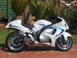 Cve Injection White Grey Plastic Fairing Fit For 2008-2020 Gsx 1300R R082. Fixed Price $430.99.