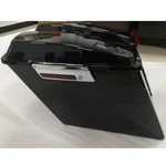 4" 2-INTO-1 Right Side Exhaust Stretched Saddlebags W/latch Fit For 93-13 Harley. Fixed Price $258.30.