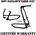 Gp Pro Series Front Rear Motorcycle Paddock Race Stands Lifts Sportbikes. Fixed Price $289.95.