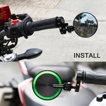 Reborn Cnc Green Folding Bar End Mirrors For Kawasaki Ninja 1000SX 2010-24. Fixed Price $75.00.
