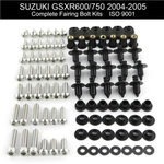 Stainless Fairing Bolt Kit Body Screws Fit For 2004 2005 Suzuki GSXR600 GSXR750. Fixed Price $19.59.