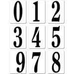 Hy-ko 2.375" Self-adhesive Black Numbers (2 Pcs.). Fixed Price $25.37.