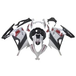 Bodywork Fairings For Kawasaki EX300R Ninja 2013-2017 Abs Cowl Kit White Red. Fixed Price $354.95.