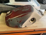 Honda Gas Fuel Tank VF750F 1983 Interceptor 175A1MB2670ZA P4370. Fixed Price $250.00.