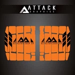 Attack Graphics Renegade Radiator Louver Decals For Ktm 350 Sx-f 2019-2022. Fixed Price $26.32.