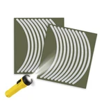 17 Inch Rim Stickers Reflective Set For Yamaha FZ10 MT-10 18 19 20 21. Fixed Price $23.52.