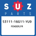 53111-16G11-YU9 Suzuki Fender,fr 5311116G11YU9, New Genuine Oem Part. Fixed Price $224.53.