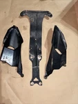 Ducati Panigale 1199 899 Tail Intake Duct Set + Exhaust Shield Bracket. Fixed Price $65.00.