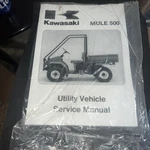 New Kawasaki Mule 500 Utility Vehicle Service Shop Manual 99924-1146-02 Oem P4. Fixed Price $35.00.